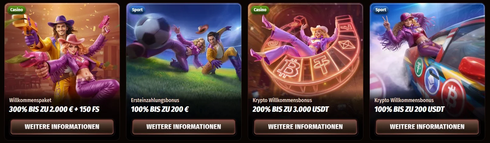 WestAce Casino Bonuses