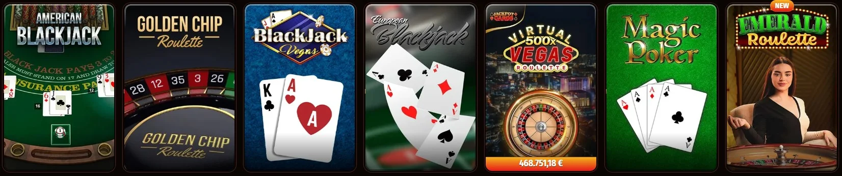 WestAce Casino Table Games